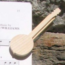clip para banjo hecho a mano de madera maciza regalo para músicos